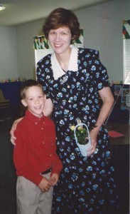 Young-mom me with my son, Andrew